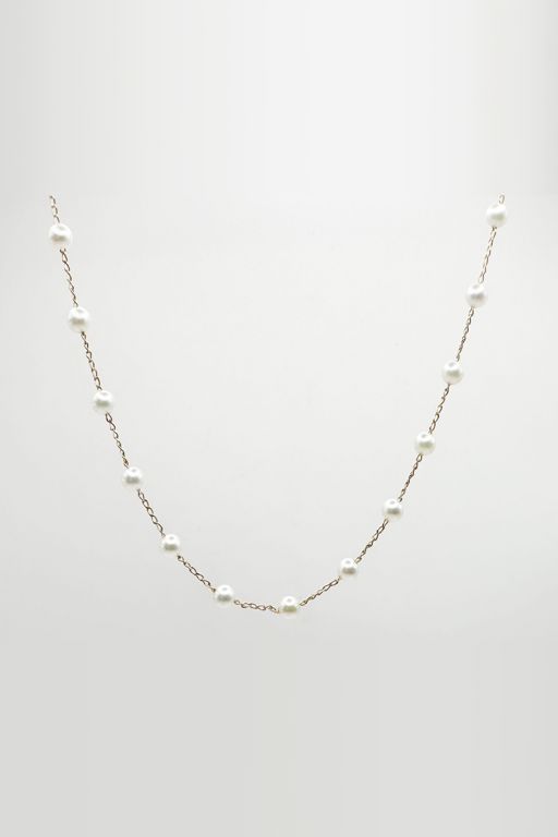 14k Gold Pearl Necklace