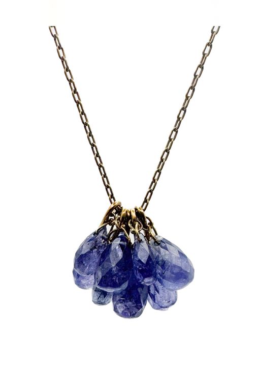 18k Gold Tanzanite Necklace