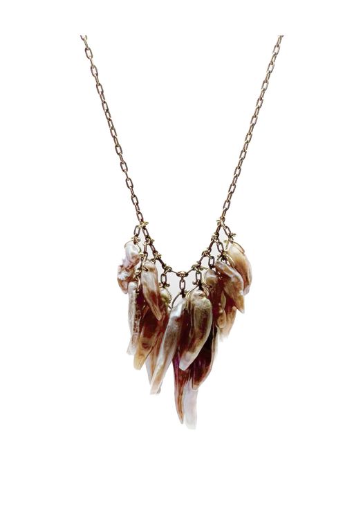 18k Gold Pearl Necklace