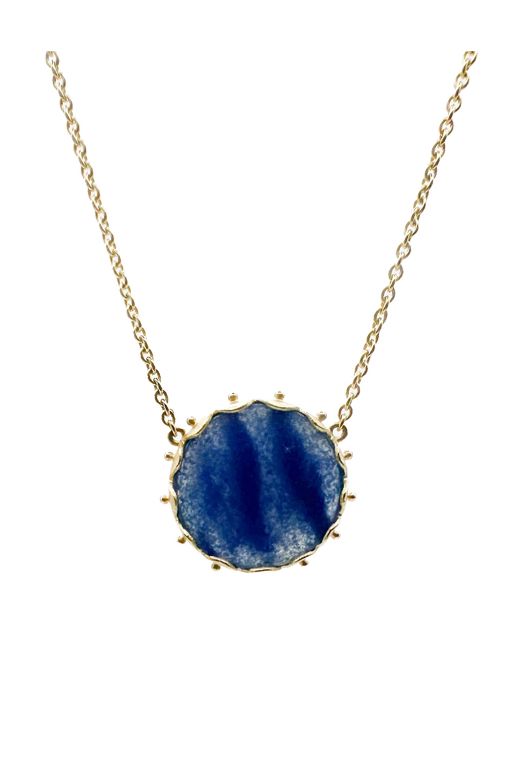 18k Gold Tanzanite Pendant Necklace