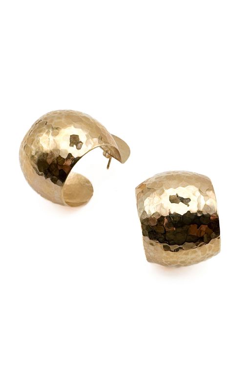 Pair of 14k Gold Hoop Earrings