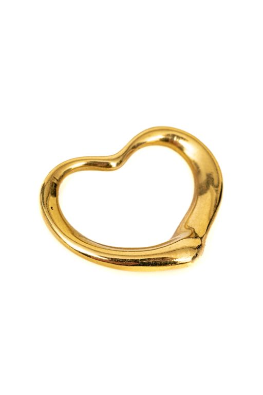 18k Gold Heart Pendant