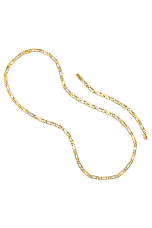 18k Gold Necklace and Bracelet Set