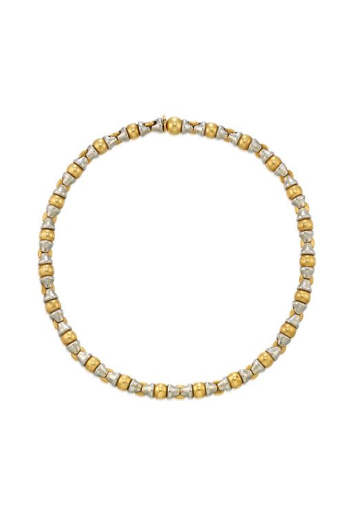 18k Gold and Stainless Steel Necklace