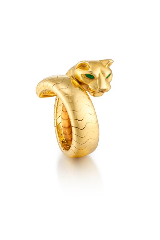 18k Gold Emerald Ring