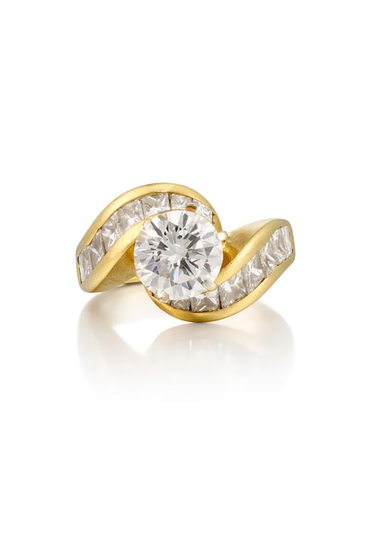 14k Gold Diamond Ring