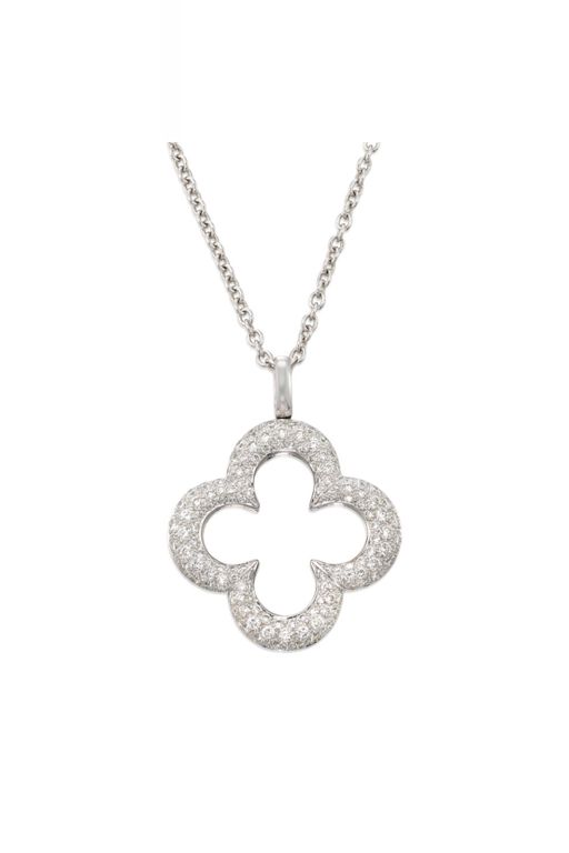 18k Gold Diamond Pendant Necklace