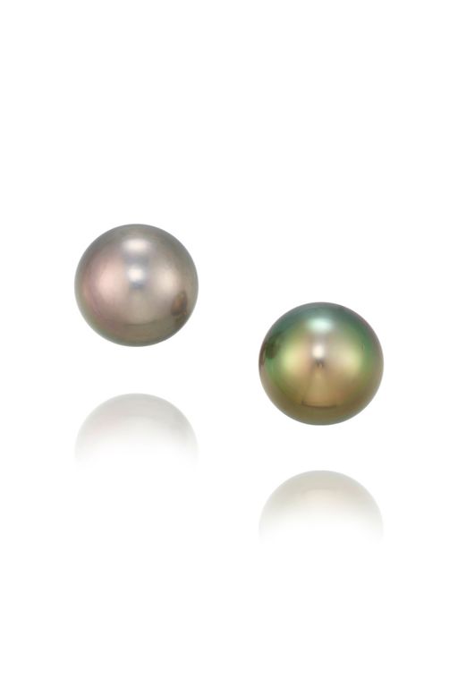 Pair of Platinum Pearl Earrings