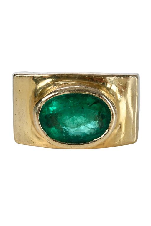 14k Gold Emerald Ring