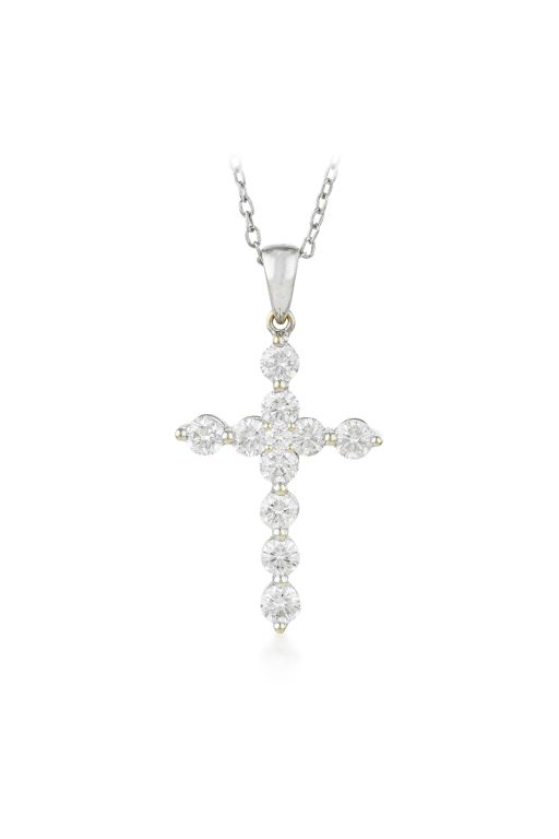 18k Gold Diamond Pendant Necklace