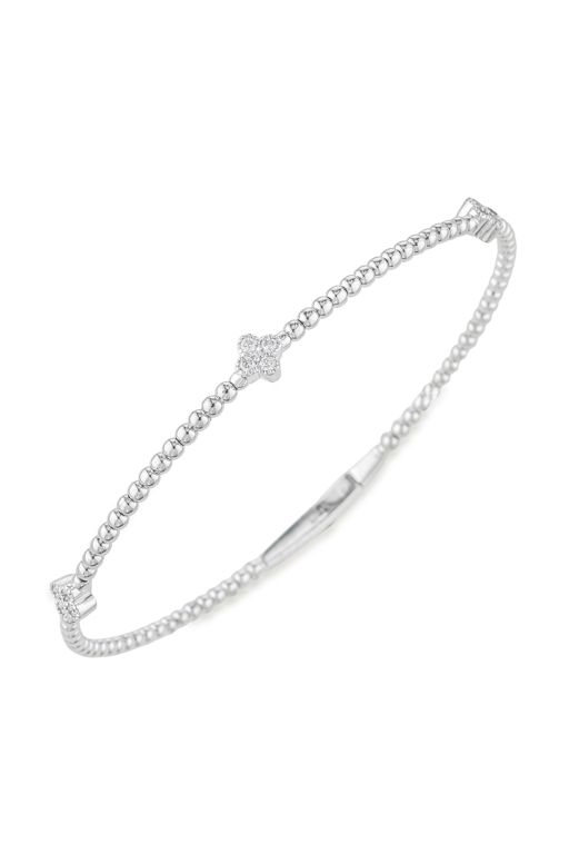 14k White Gold Diamond Bracelet