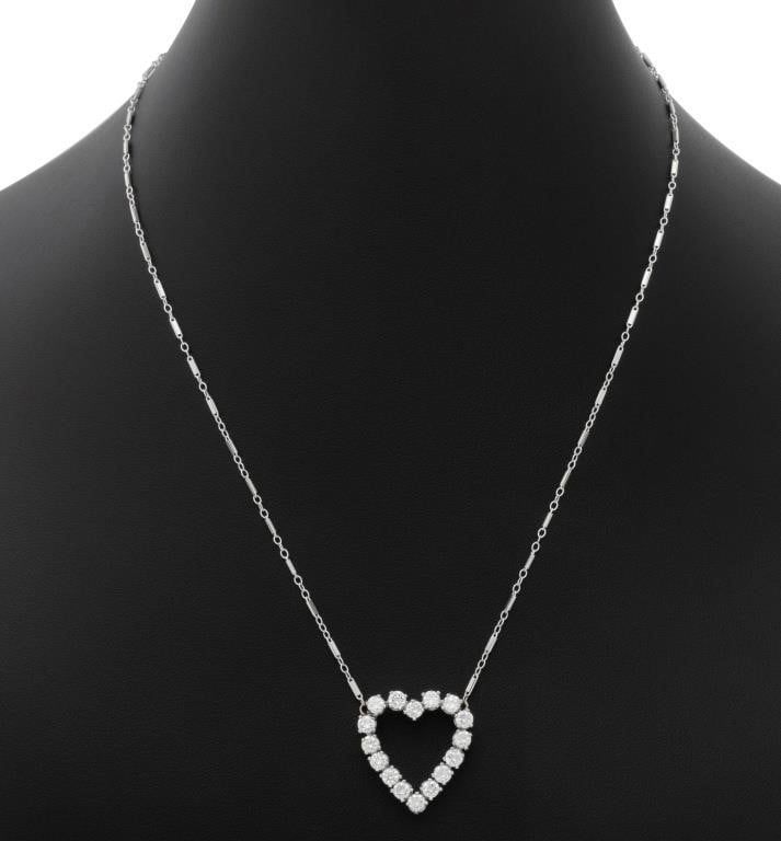 14k Gold Diamond Pendant Necklace