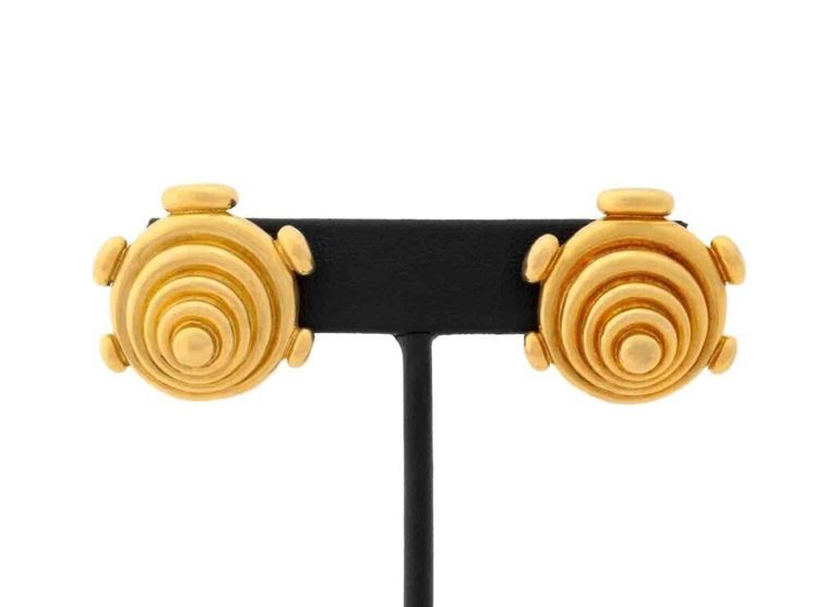 Pair of 18k Gold Earrings