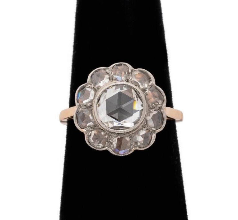 18k Yellow Gold Diamond Ring