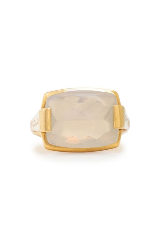 18k Yellow Gold Moonstone Ring