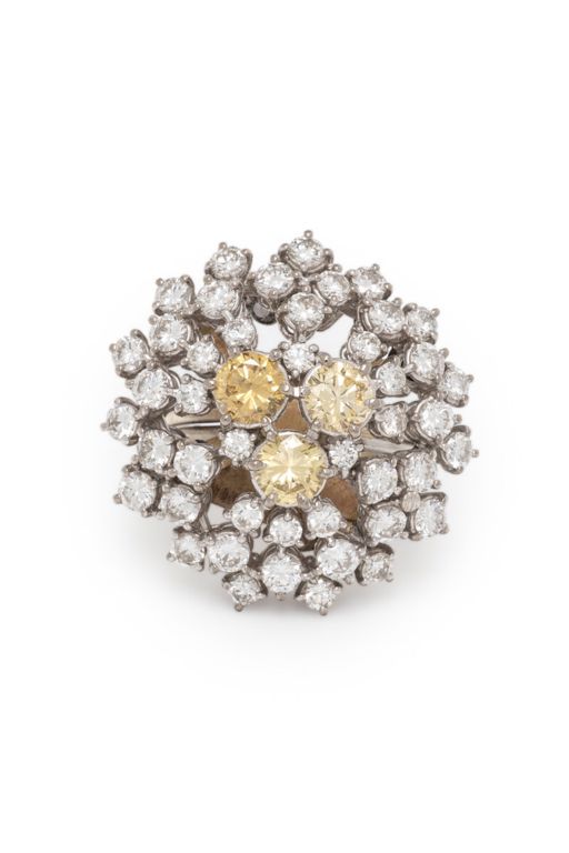 White and Yellow Gold Diamond Ring