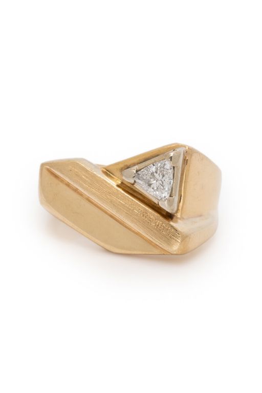 14k Yellow Gold Diamond Ring