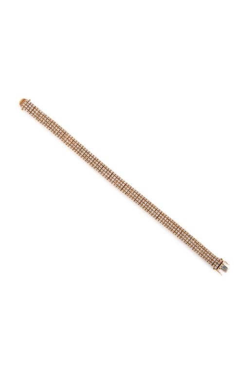 14k Yellow Gold Diamond Bracelet