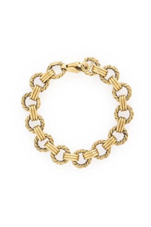 18k Yellow Gold Link Bracelet