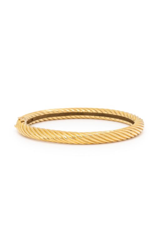 18k Yellow Gold Bangle Bracelet