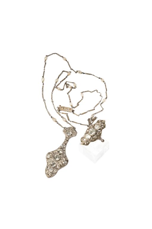 Platinum Diamond Jewelry Set