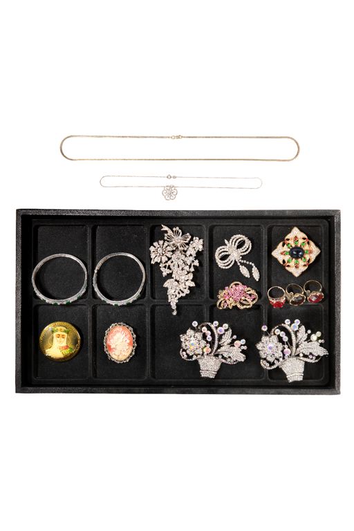 14k Gold and Sterling Silver Jewelry Set