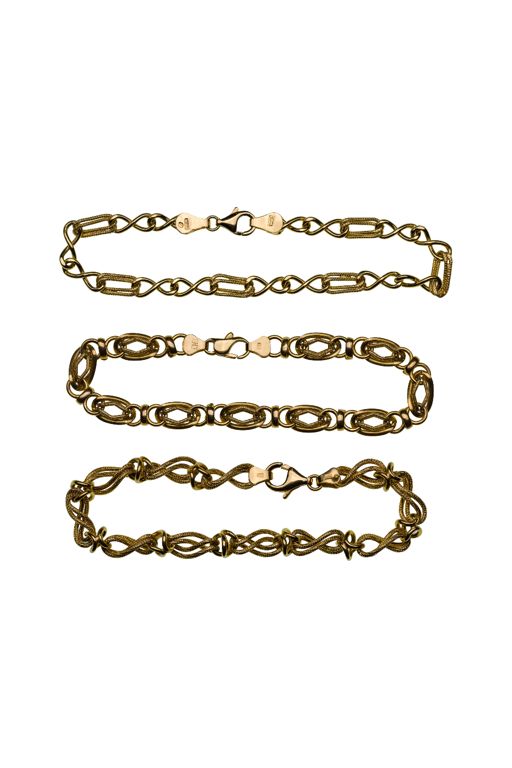 Three Gold Bracelets