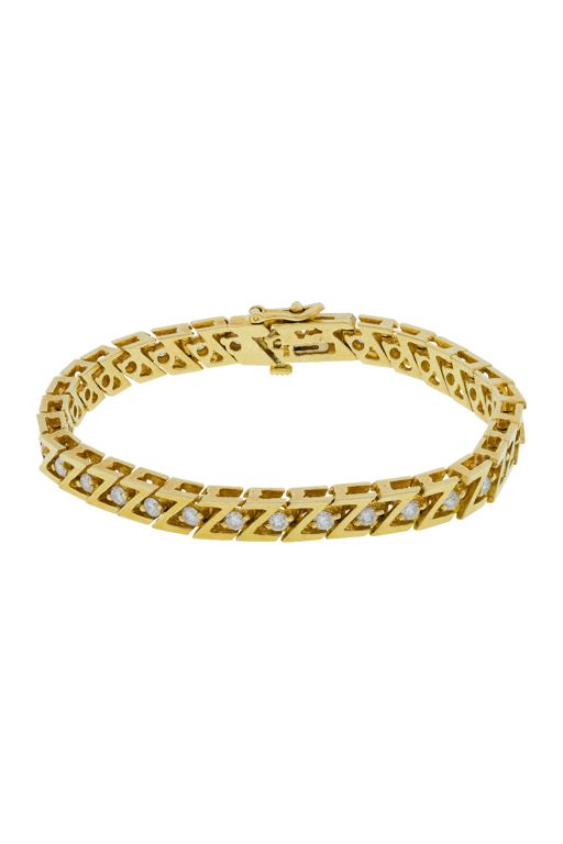 14k Gold Diamond Bracelet