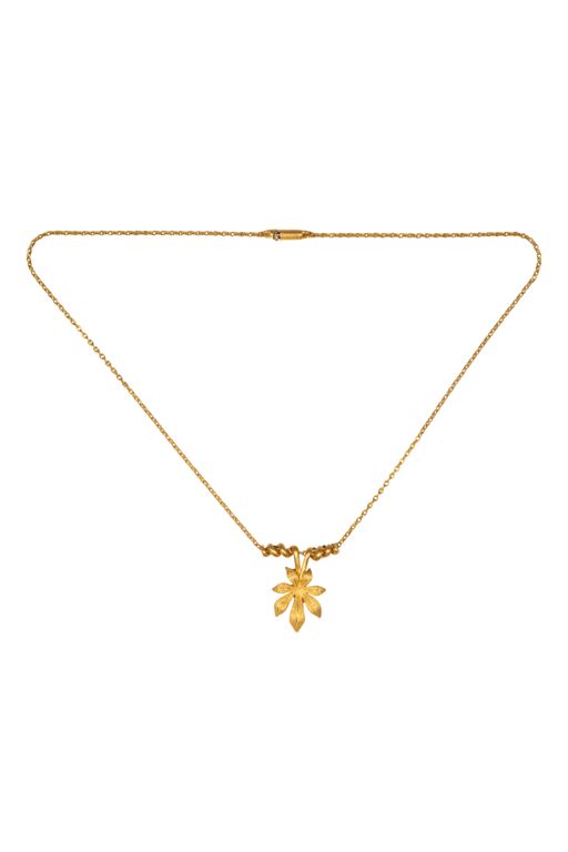 24k Gold Pendant Necklace