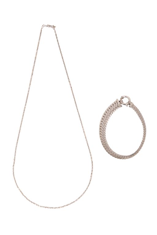 14k Gold Necklace and Bracelet