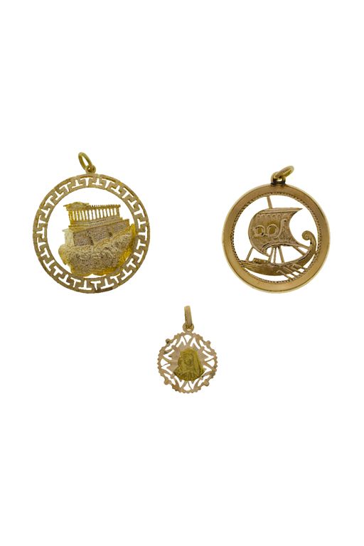 16k Yellow Gold Pendant Assortment
