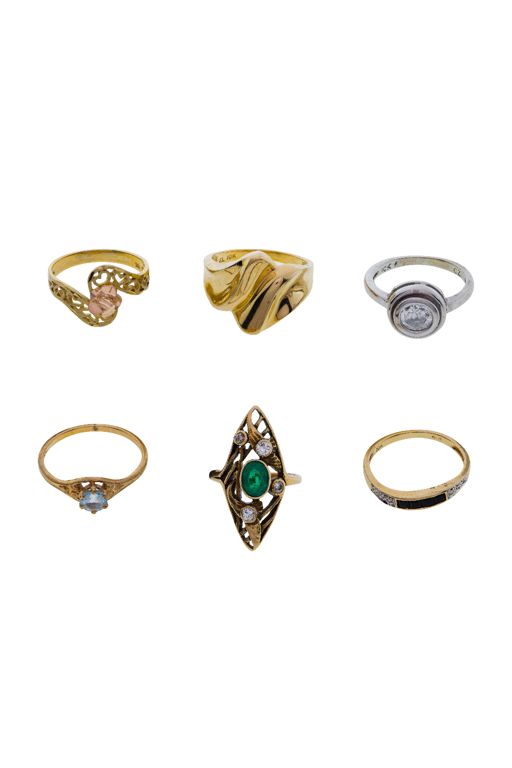10k Gold Ring Assortment