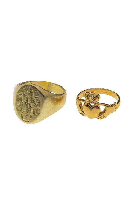 Two 14k Gold Rings