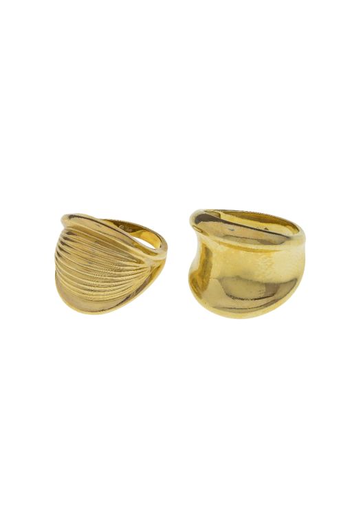 Two 14k Gold Rings