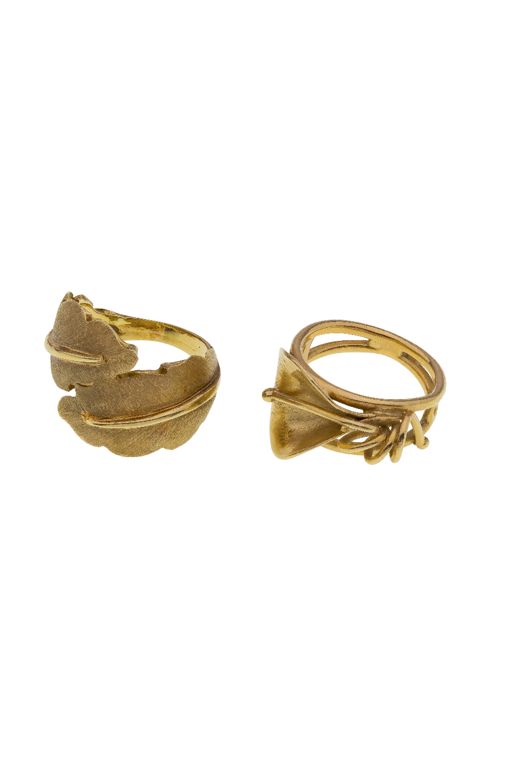 Two 14k Gold Rings