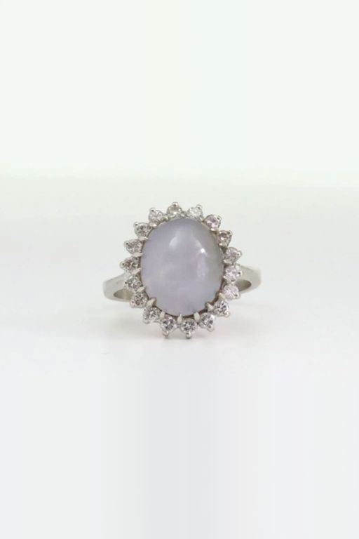 14k Gold Sapphire and Diamond Ring