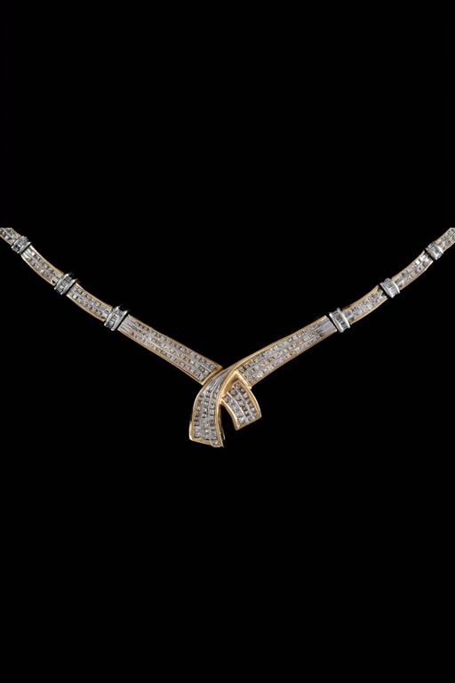14k Gold Diamond Necklace
