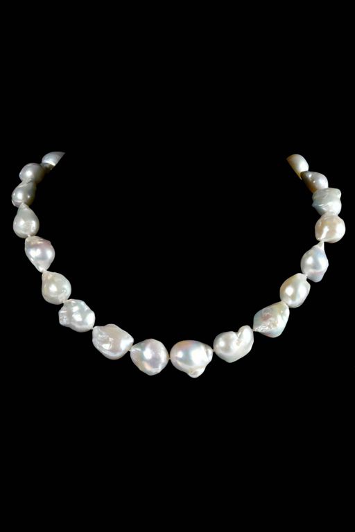 Sterling Silver Pearl Necklace