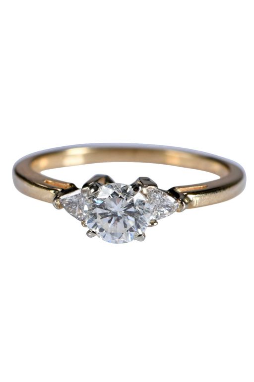 14k Gold Diamond Ring