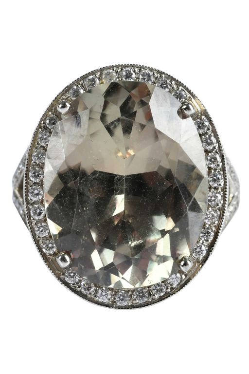 14k Gold Zultanite and Diamond Ring