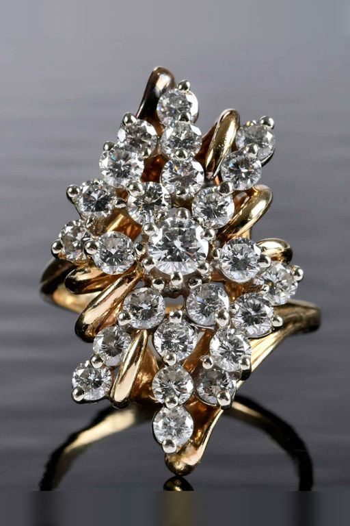 14k Gold Diamond Ring