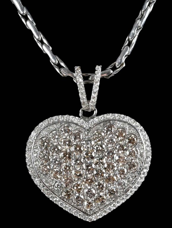 14k Gold Diamond Pendant Necklace