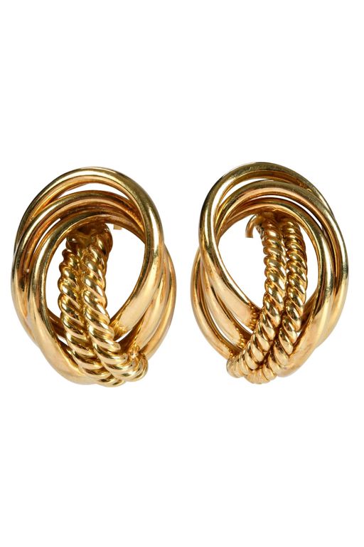 Pair of 18k Gold Earrings