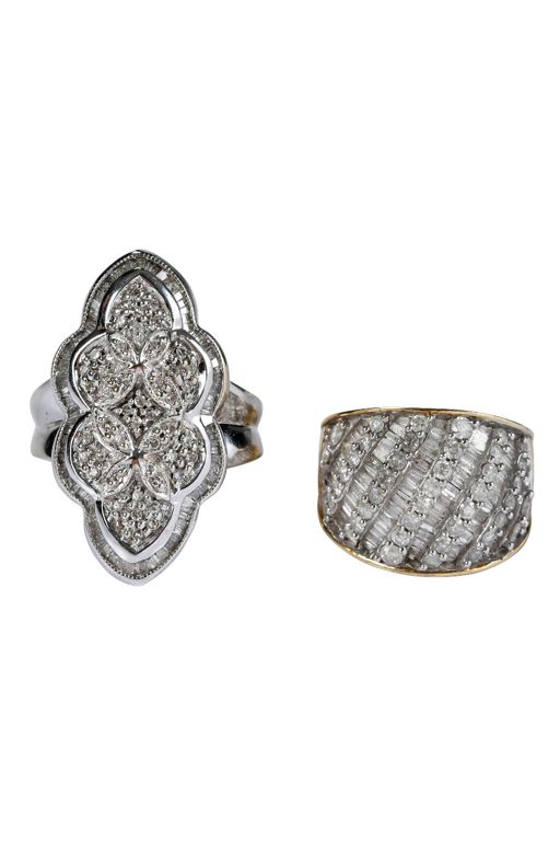 Two Gold Diamond Rings