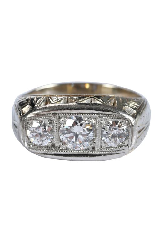 14k Gold Diamond Ring