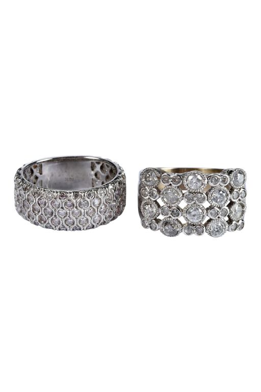 Two Gold Diamond Rings