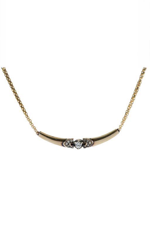14k Gold Diamond Necklace