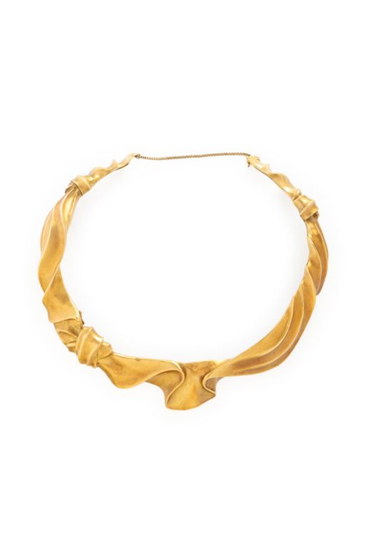 18k Yellow Gold Collar Necklace