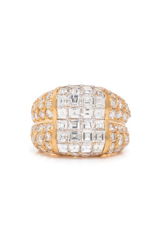 18k Yellow Gold Diamond Ring
