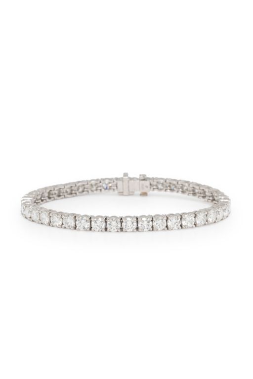 Platinum Diamond Line Bracelet